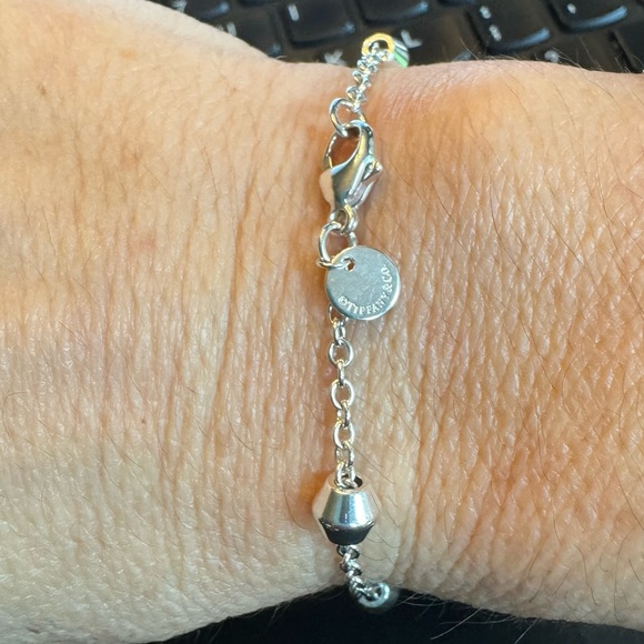 Tiffany & Co vintage sterling silver bead station bracelet - Picture 5 of 5